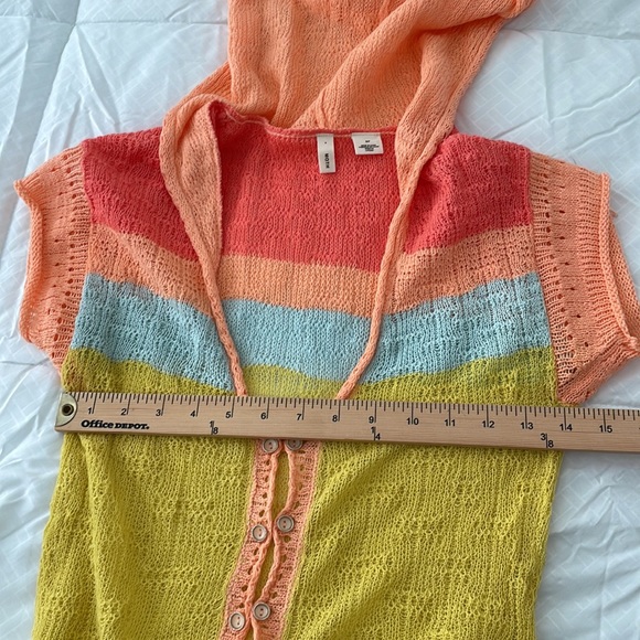 Anthropologie Moth Knit Top Hoodie - Picture 6 of 7